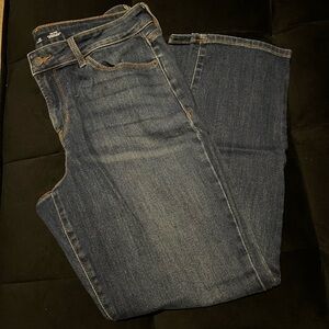 Old Navy Women's Straight Leg Jeans - Dark Blue